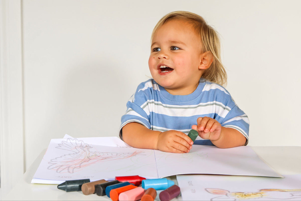 Honeysticks Toddler's First Colouring Book - Endangered Animals Adventure