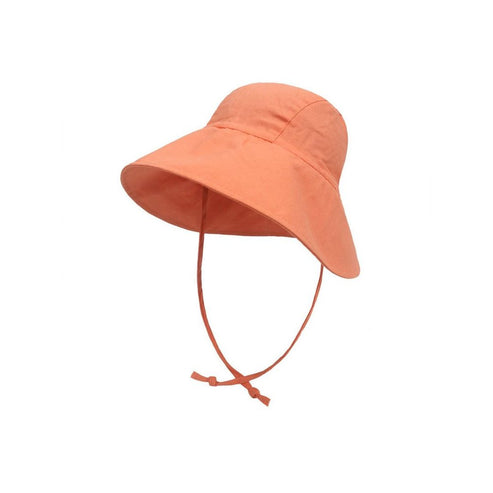 Wide Brim Kids Linen Sun Hat – Breathable UV Protection Toddler Bucket Hat - Baileys
