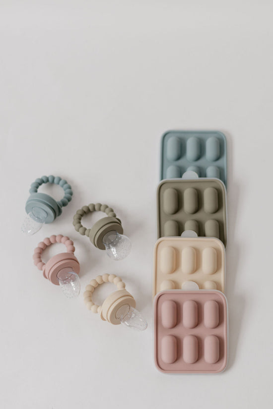 Silicone Fruit feeder & Ice Tray Set