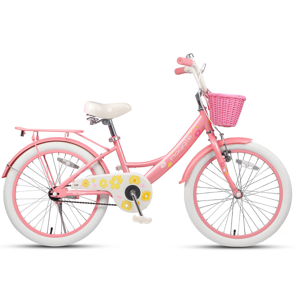 Glerc 20" Kids Bike with Rear Rack For 7 - 13 Years Old - Maggie