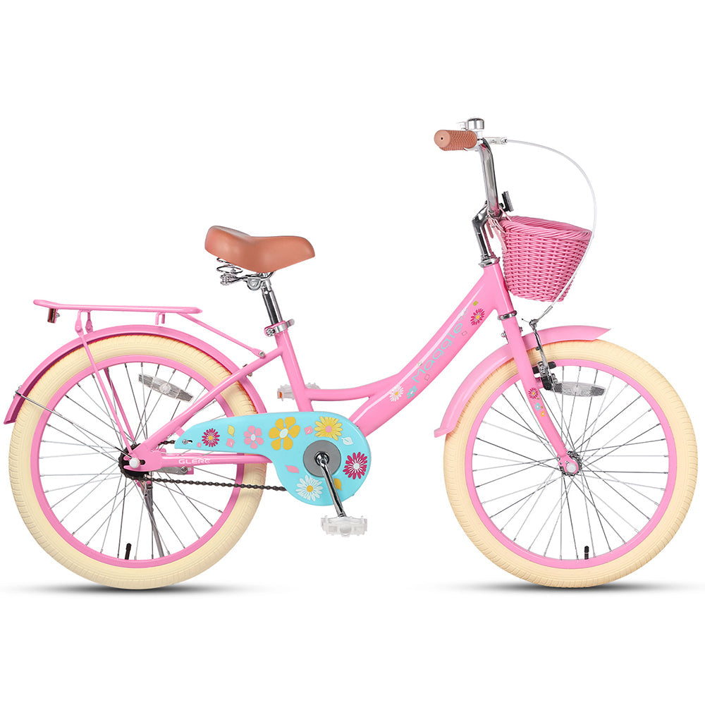 Glerc 20" Kids Bike with Rear Rack For 7 - 13 Years Old - Maggie