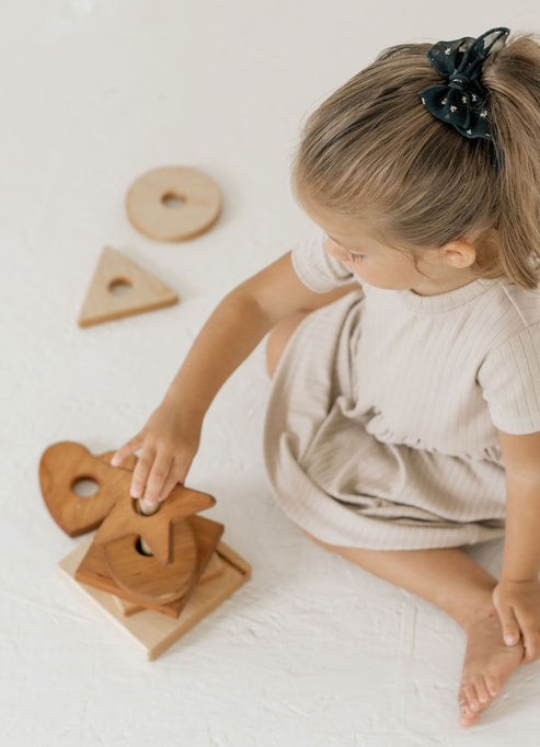 Wooden Shape Stacker