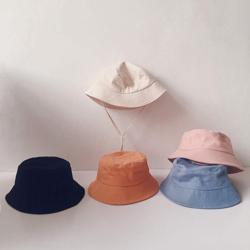 Kids Linen Sun Hat – Fisherman Bucket Hat for Toddlers with Adjustable Strap