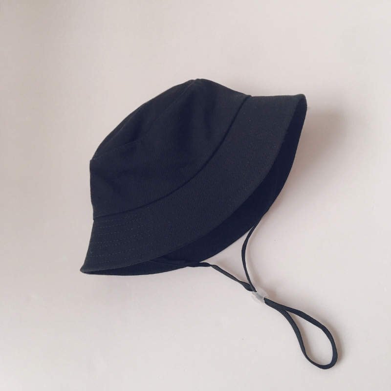 Kids Linen Sun Hat – Fisherman Bucket Hat for Toddlers with Adjustable Strap