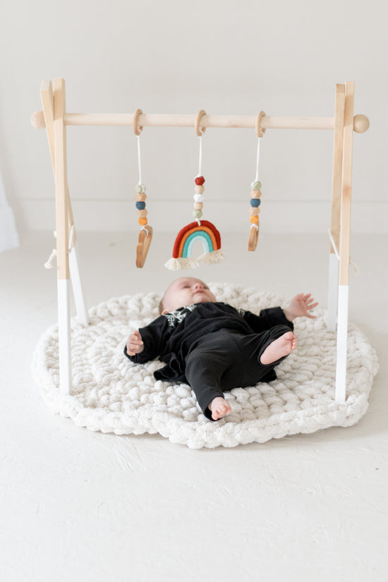 Hanging Rainbow Baby Gym Toys