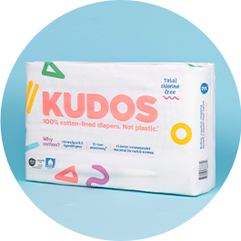 Diaper Box | 100% Cotton Liner, TCF Diapers Size 1-6 | Kudos
