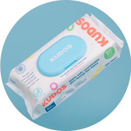 One-month supply of wipes (4 packs)