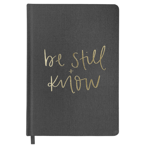 Be Still and Know Fabric Journal