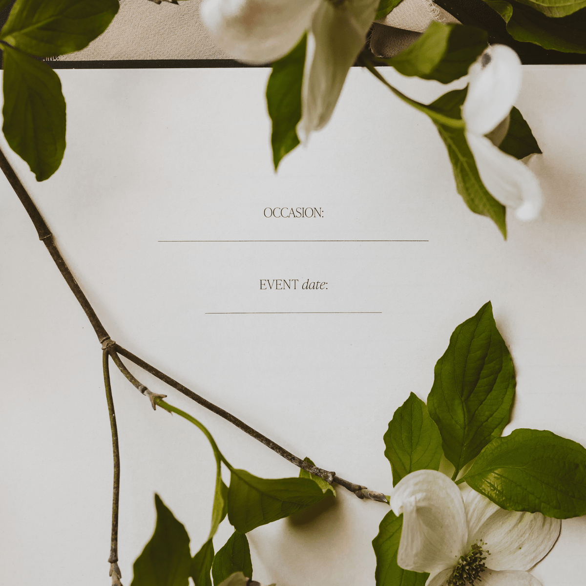 Black Guest Book