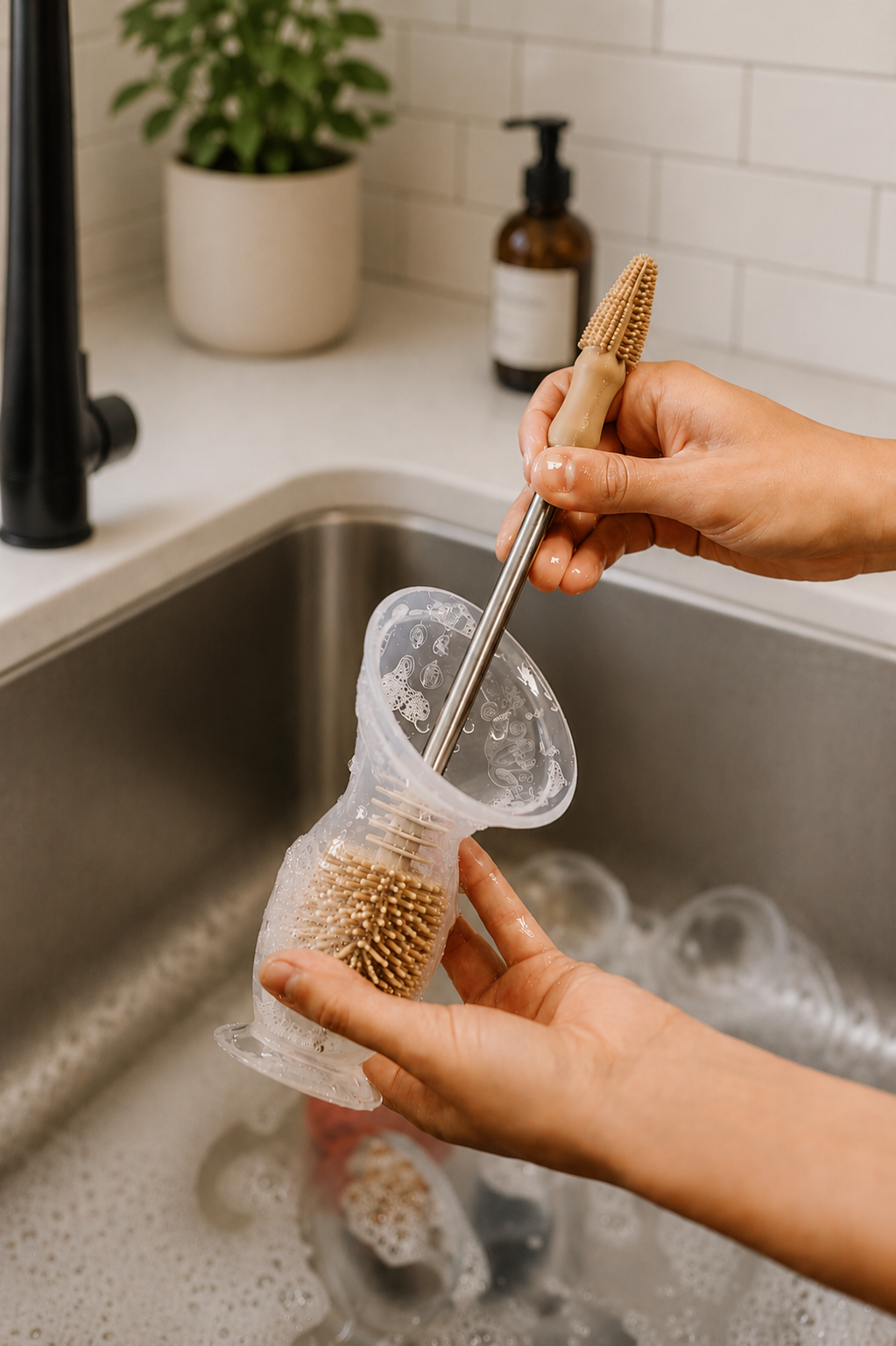 Haakaa Silicone Cleaning Brush Kit