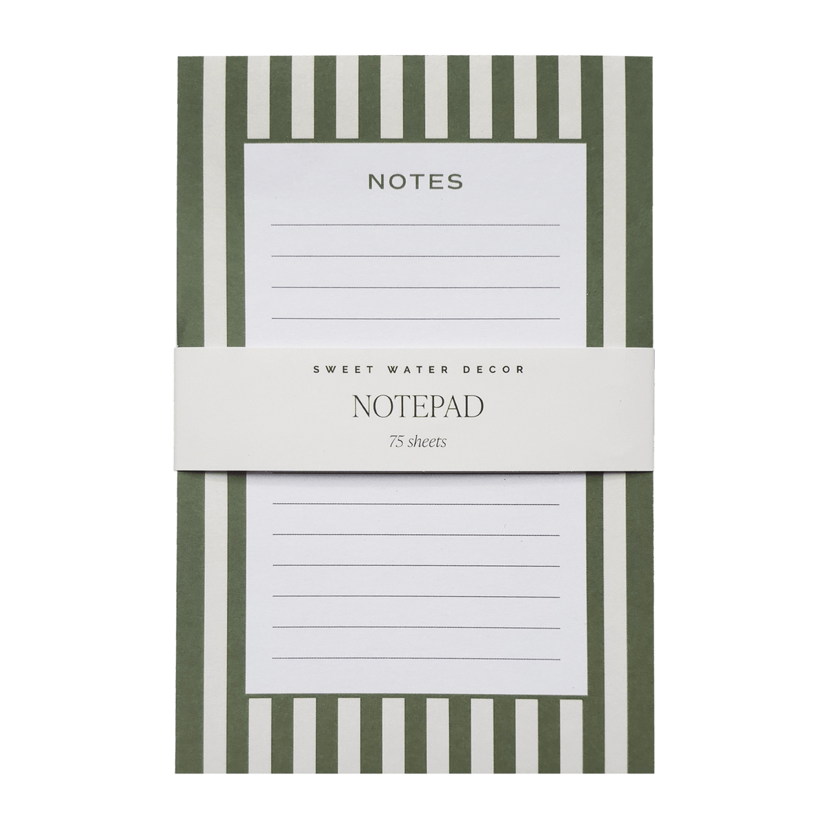 Striped Notepad
