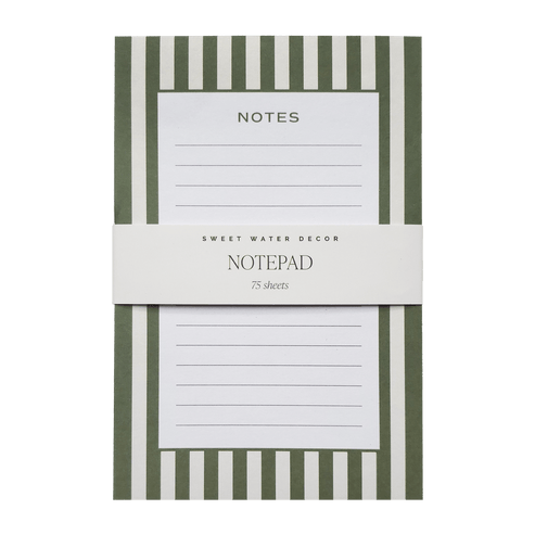Striped Notepad