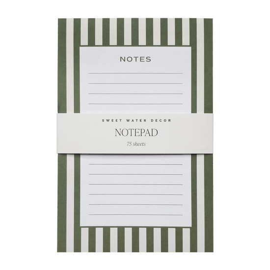 Striped Notepad