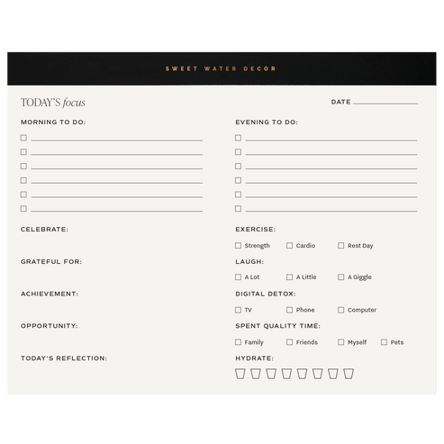 Self Care Notepad
