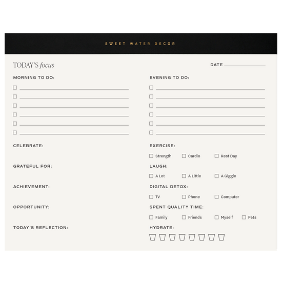 Self Care Notepad