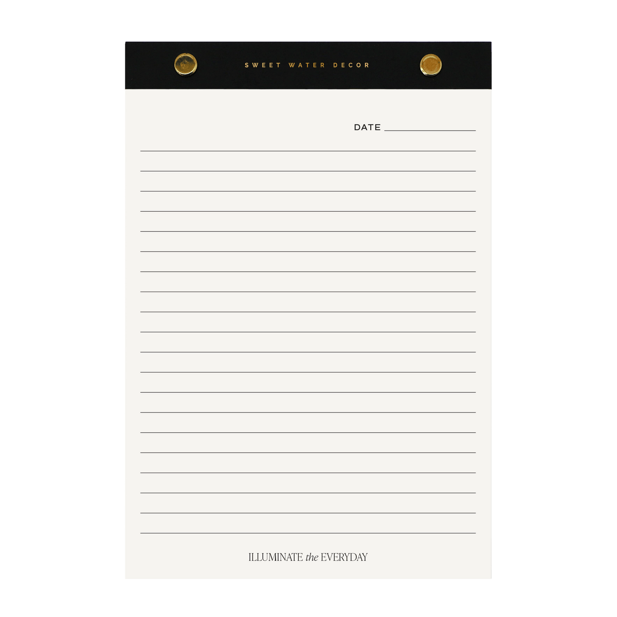 Gold Rivet Basic Notepad