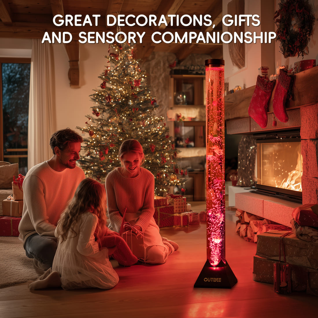 Outree Sensory Bubble Tube Lamp