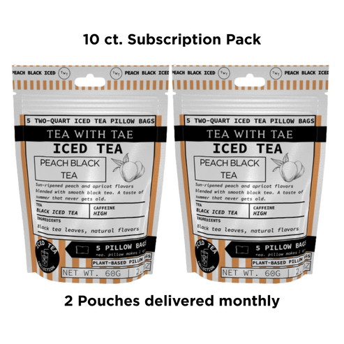 Peach Black Iced Tea Pouch