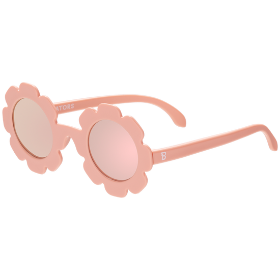 Peachy Keen Flower I Polarized Rose Gold Mirrored Lenses