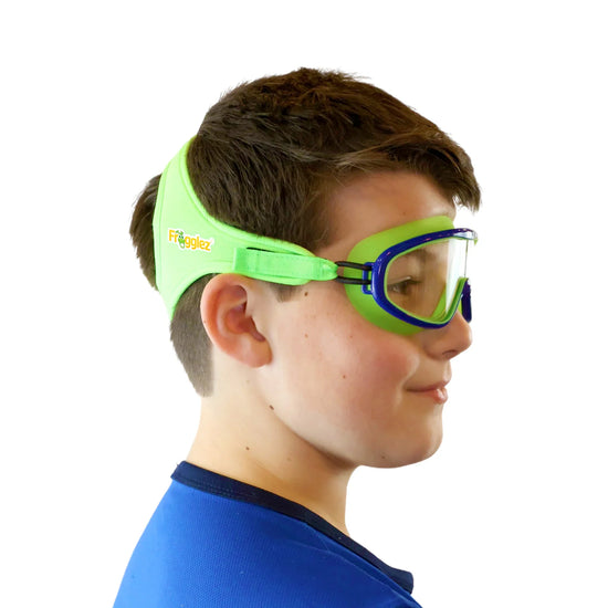 Green Navigatorz Swim Half Mask ages 4-10