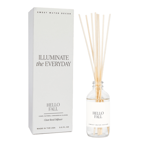Hello Fall Clear Reed Diffuser