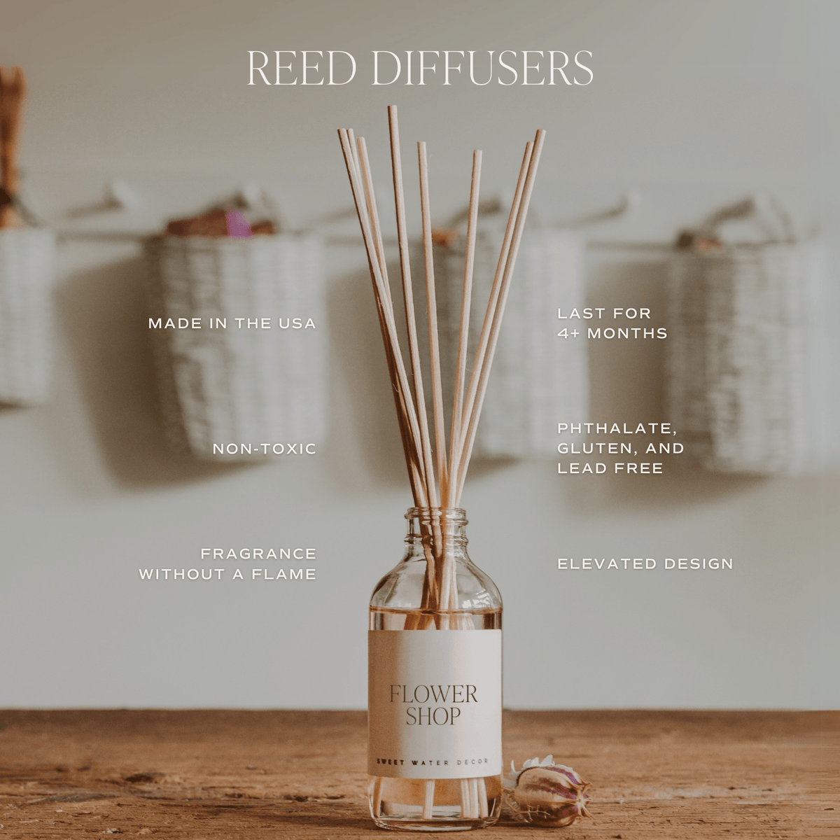 Calm and Comfort Clear Reed Diffuser