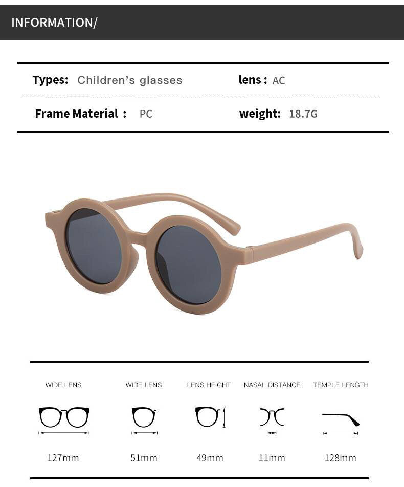 Retro Kids Sunglasses – UV 400 Protection Shades for Toddlers & Kids| Vintage