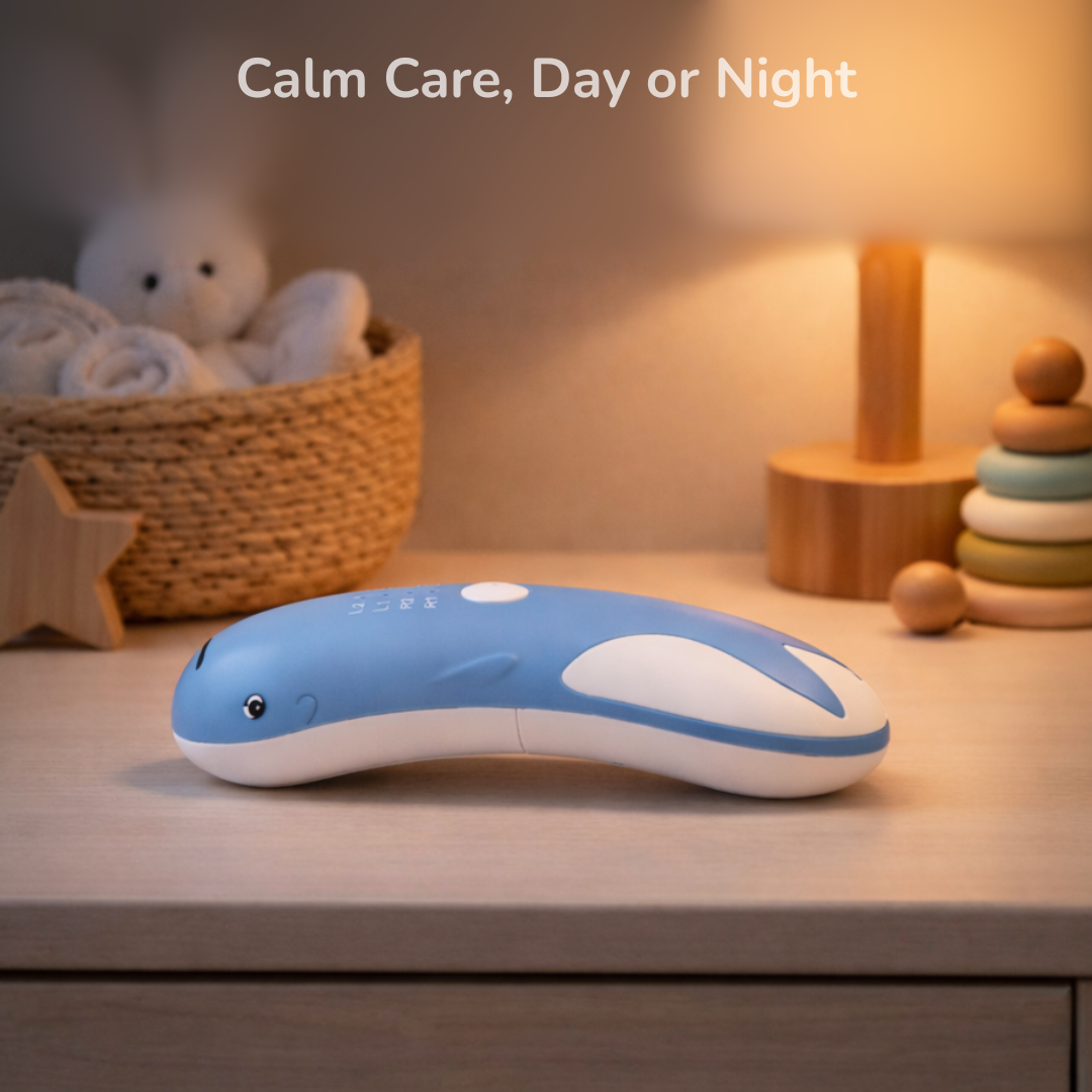 Haakaa Friendly Whale Nail Care Set - Harbour Blue