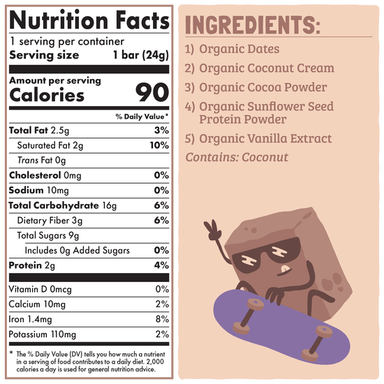 Skout Organic Chocolate Brownie Kids Bar