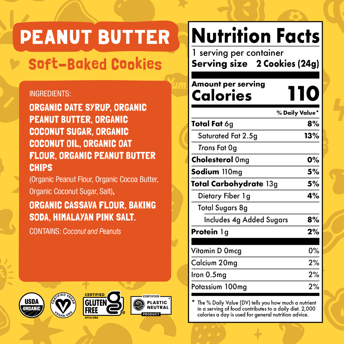 Skout Organic Peanut Butter Soft Baked Cookies