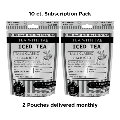 Tae's Classic Black Iced Tea Pouch
