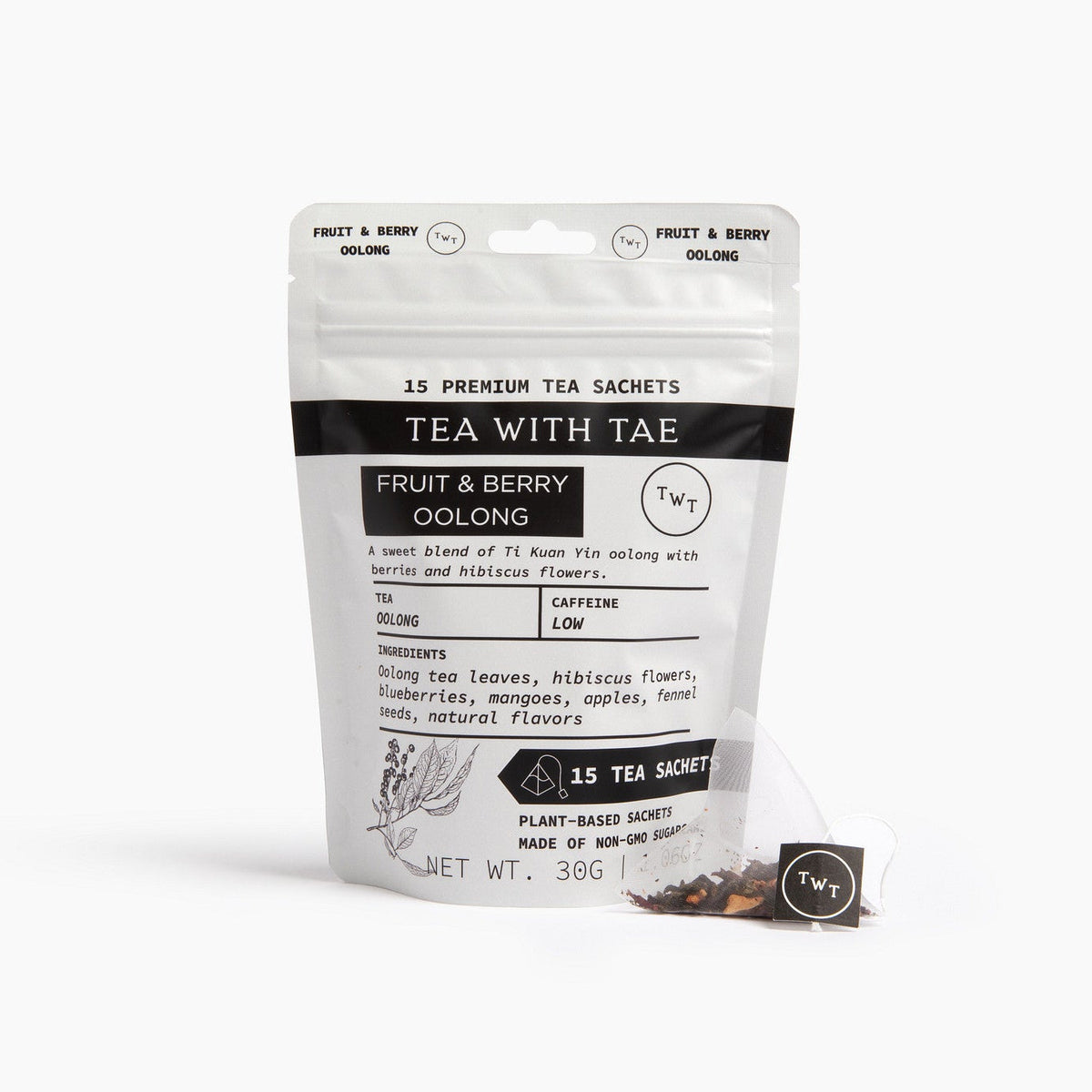 Fruit & Berry Oolong Hot Tea Pouch