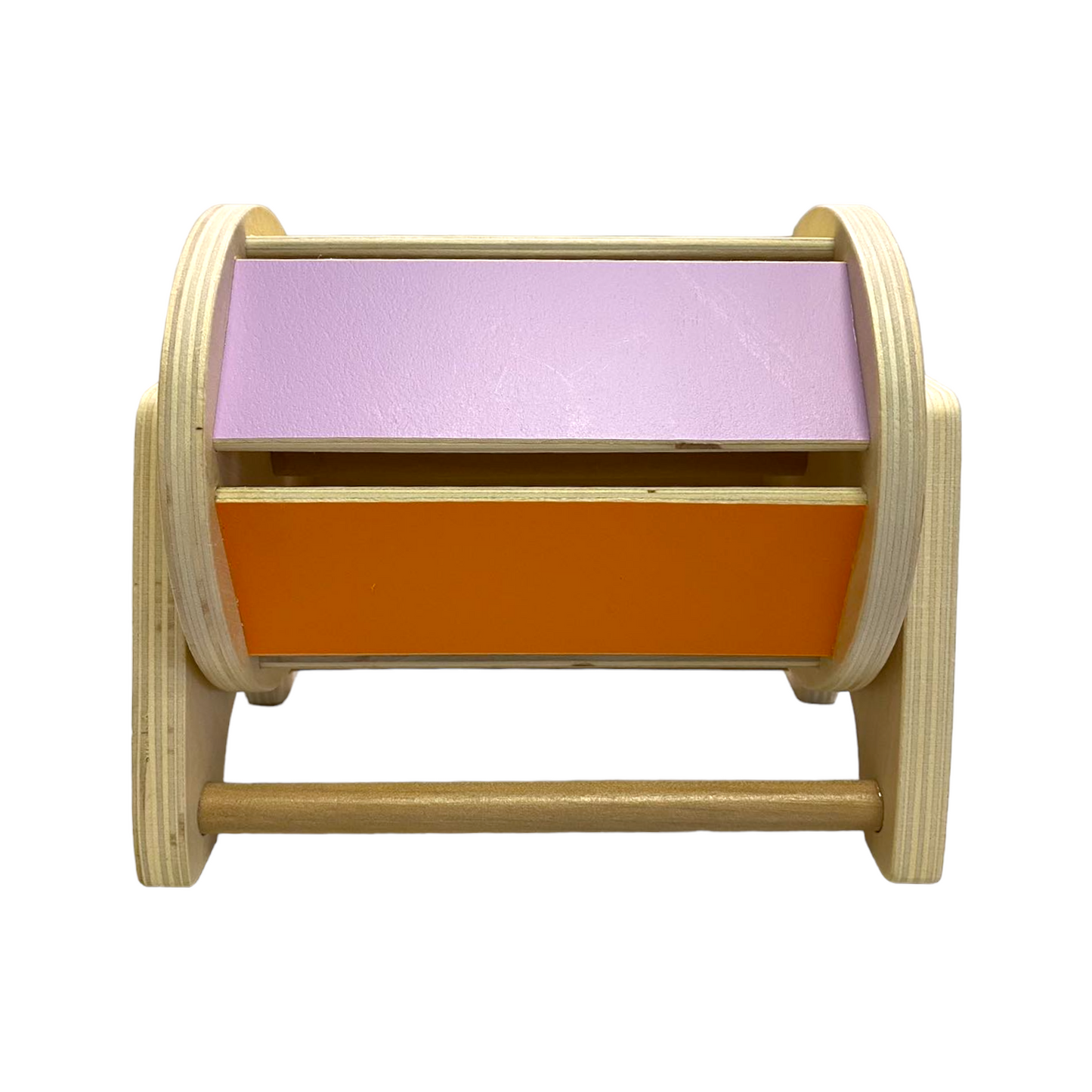 Montessori Spinning Drum in Pastel Colors