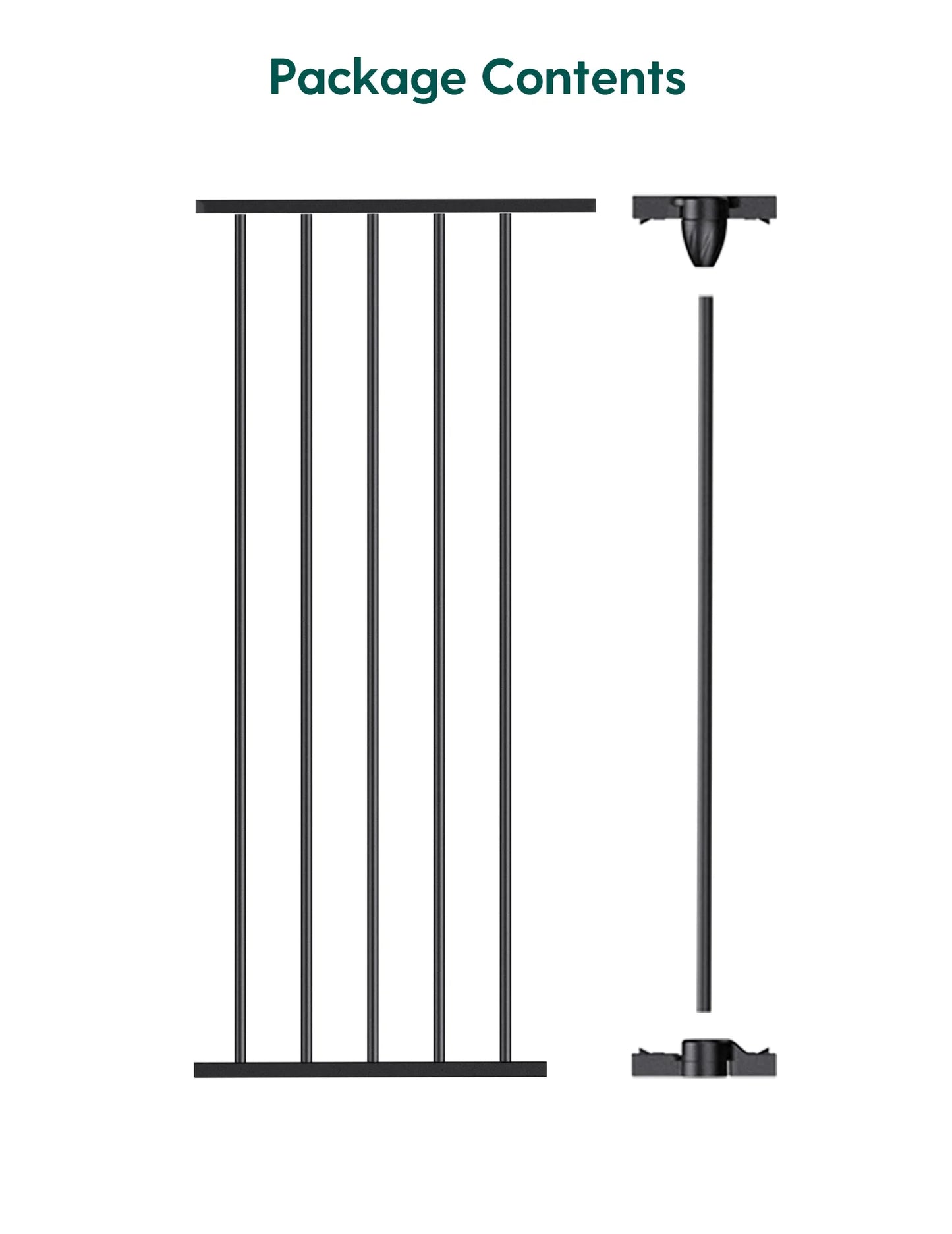 AdaptiZone | Extra Wide Multi-Purpose Safety Gate for Irregular Spaces(72''-104'')
