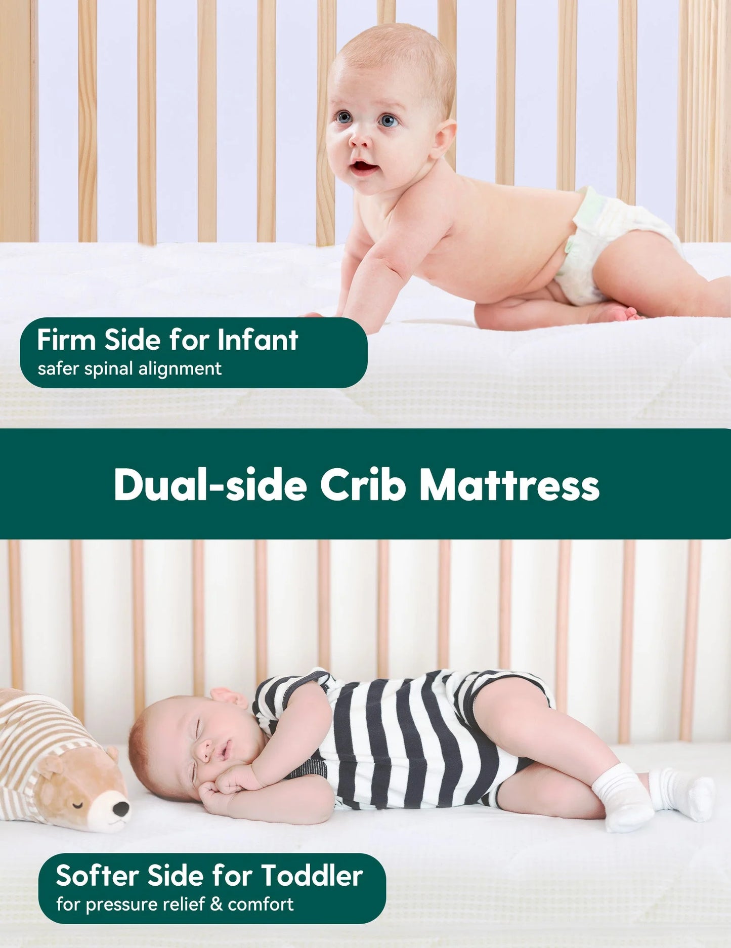 Air Nest | Washable-Core Breathable Crib Mattress