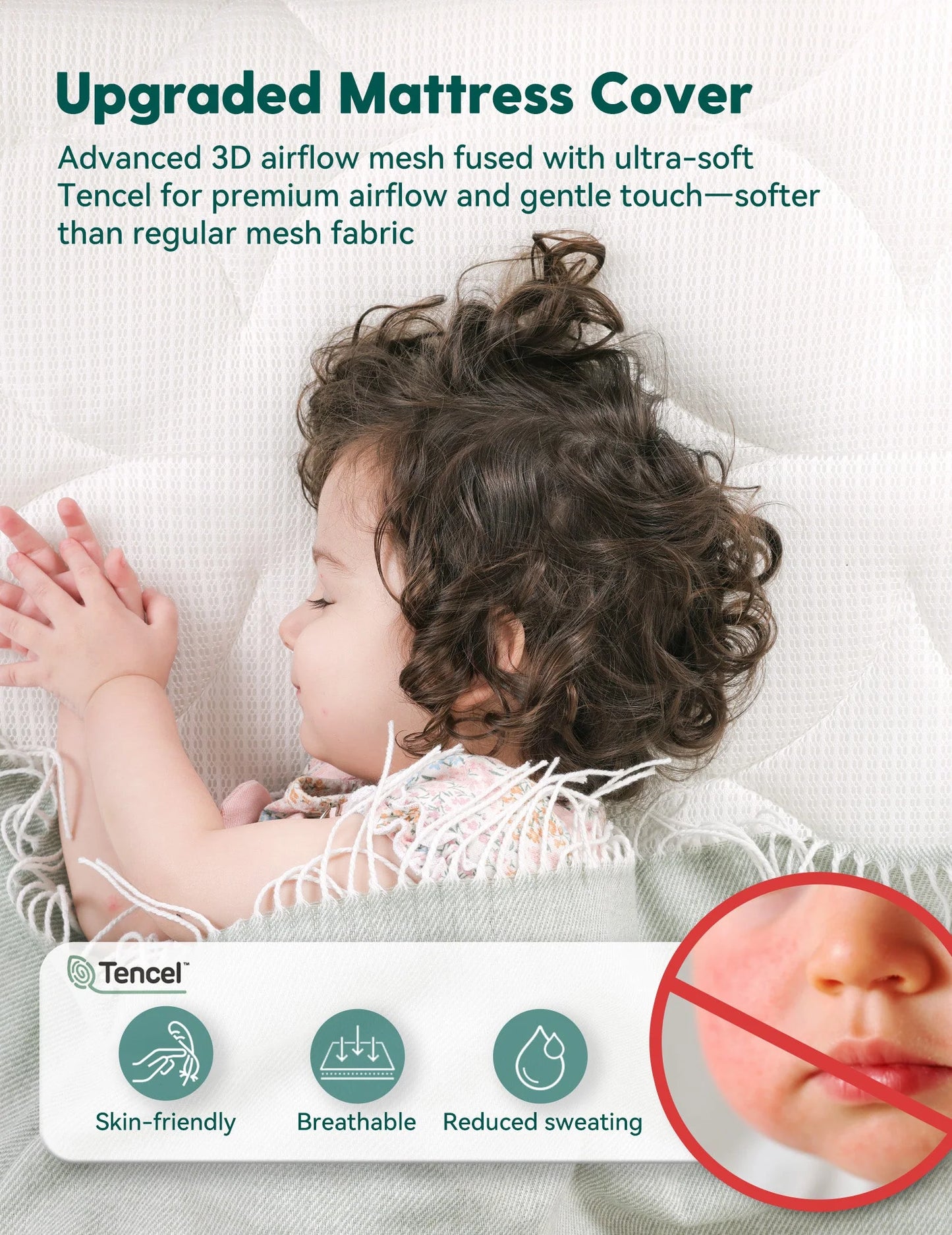 Air Nest | Washable-Core Breathable Crib Mattress