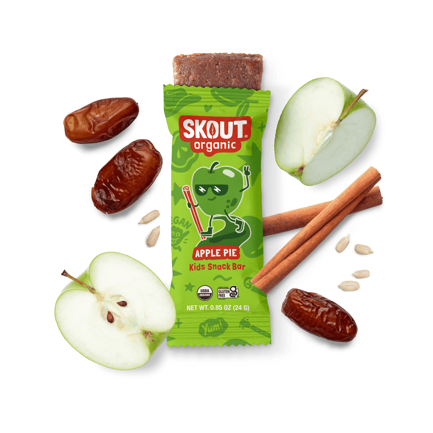 Skout Organic Apple Pie Kids Bar