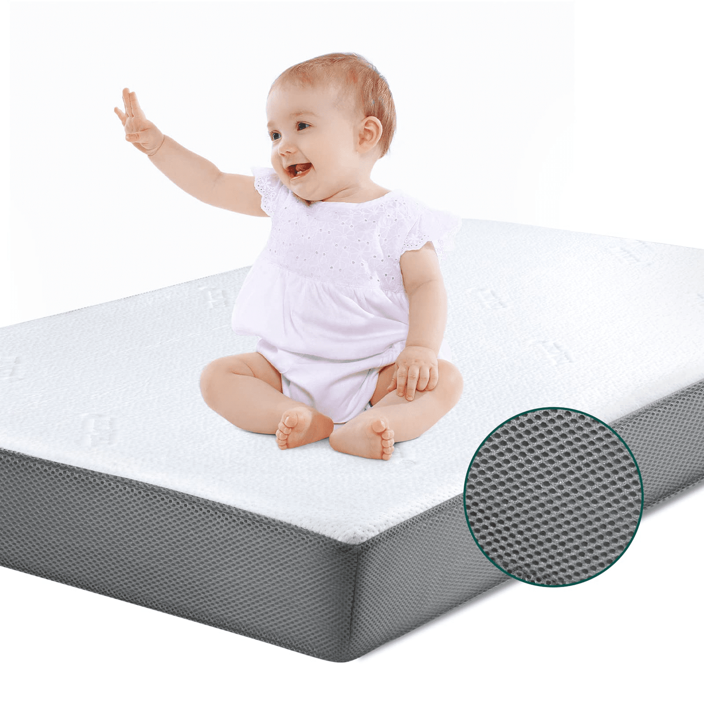 Aura 2 | Dual-Sided Breathable Crib Mattress with TENCEL™ Cover