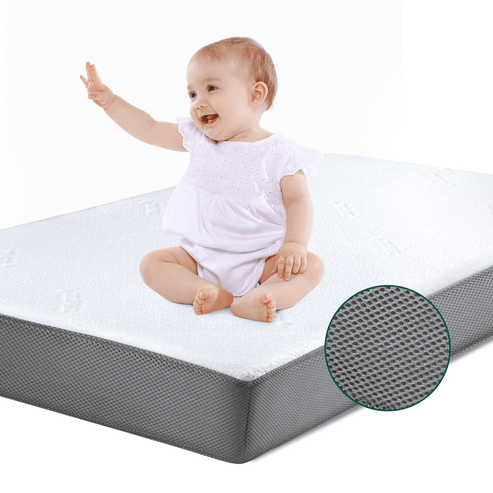 Aura 2 | Dual-Sided Breathable Crib Mattress with TENCEL™ Cover