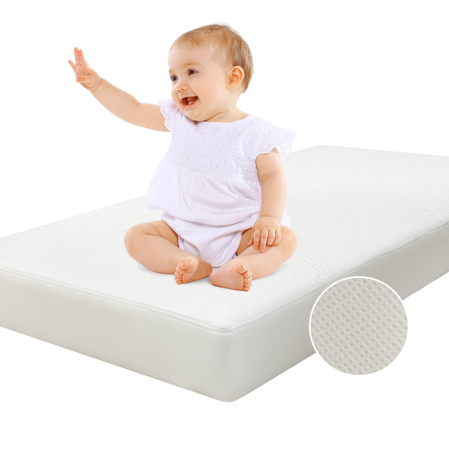 Aura 2 | Dual-Sided Breathable Crib Mattress with TENCEL™ Cover