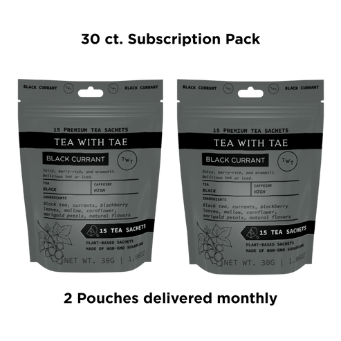 Black Currant Hot Tea Pouch