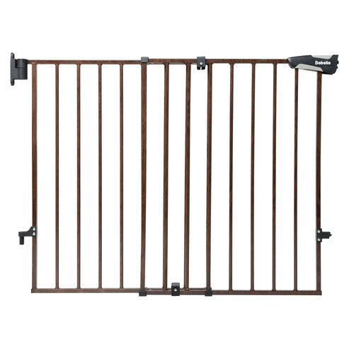 Boundless B17 Wood Pattern | Safety Baby Gate for Stairs