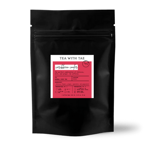 Caribbean Cooler Iced Herbal Tea Sampler Pouch (2 Pillow Bags)