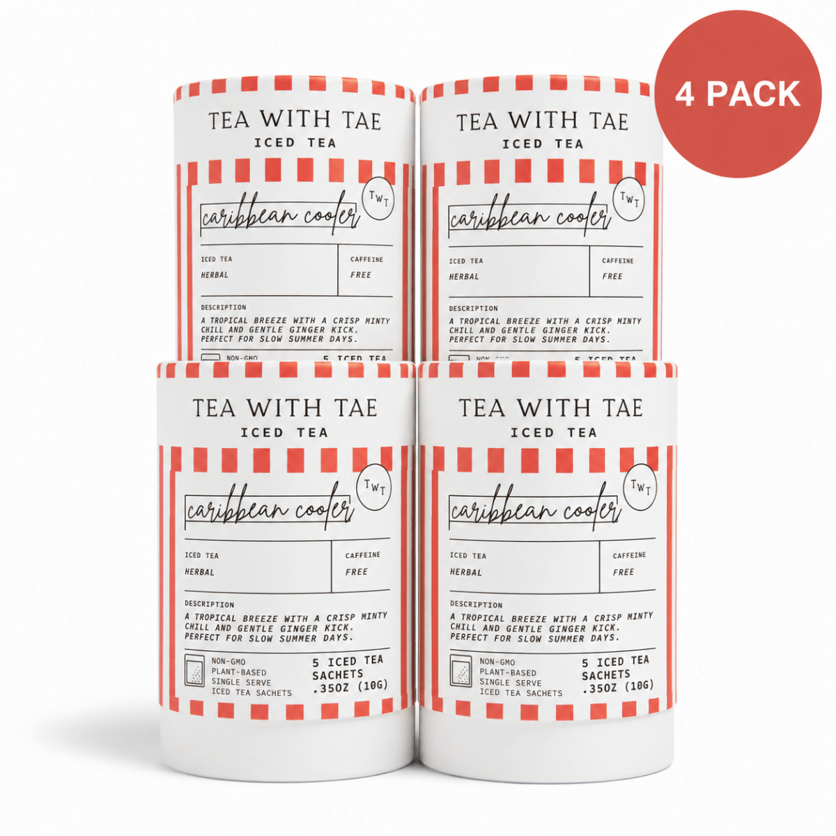 Caribbean Cooler Iced Mini Tea Tube (5 iced sachets)