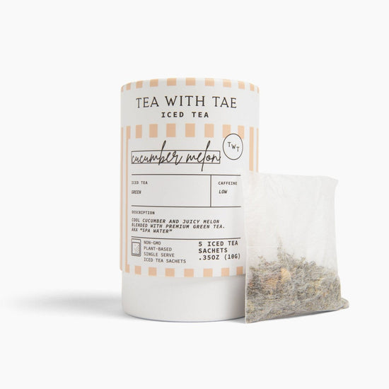 Cucumber Melon Green Iced Mini Tea Tube (5 iced sachets)