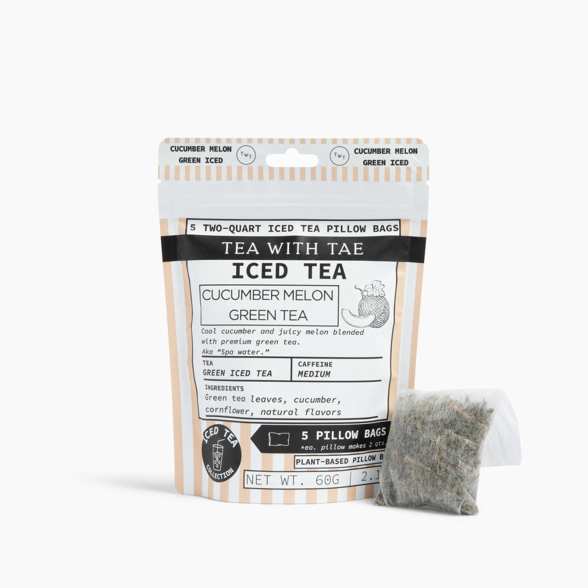 Cucumber Melon Green Iced Tea Pouch