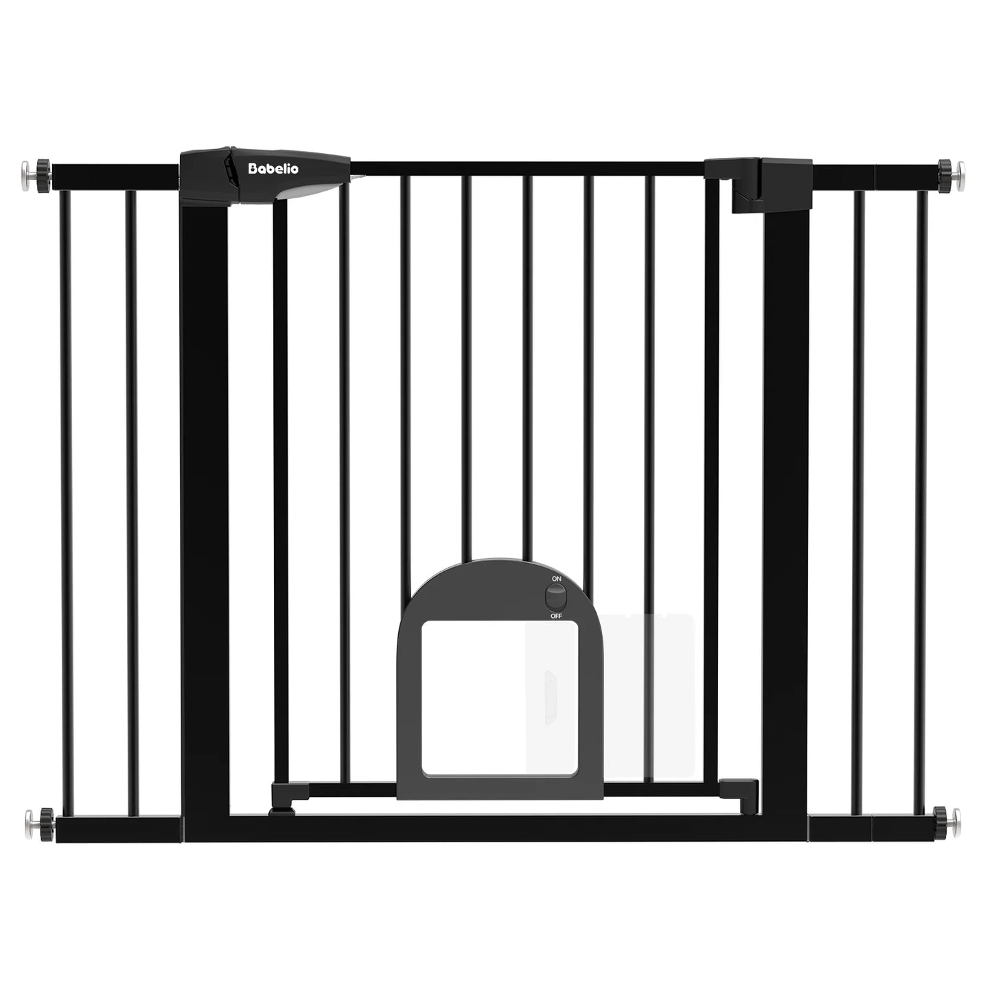 CatPrivilege T7 | Expandable Stylish Baby Gate with Cat Door