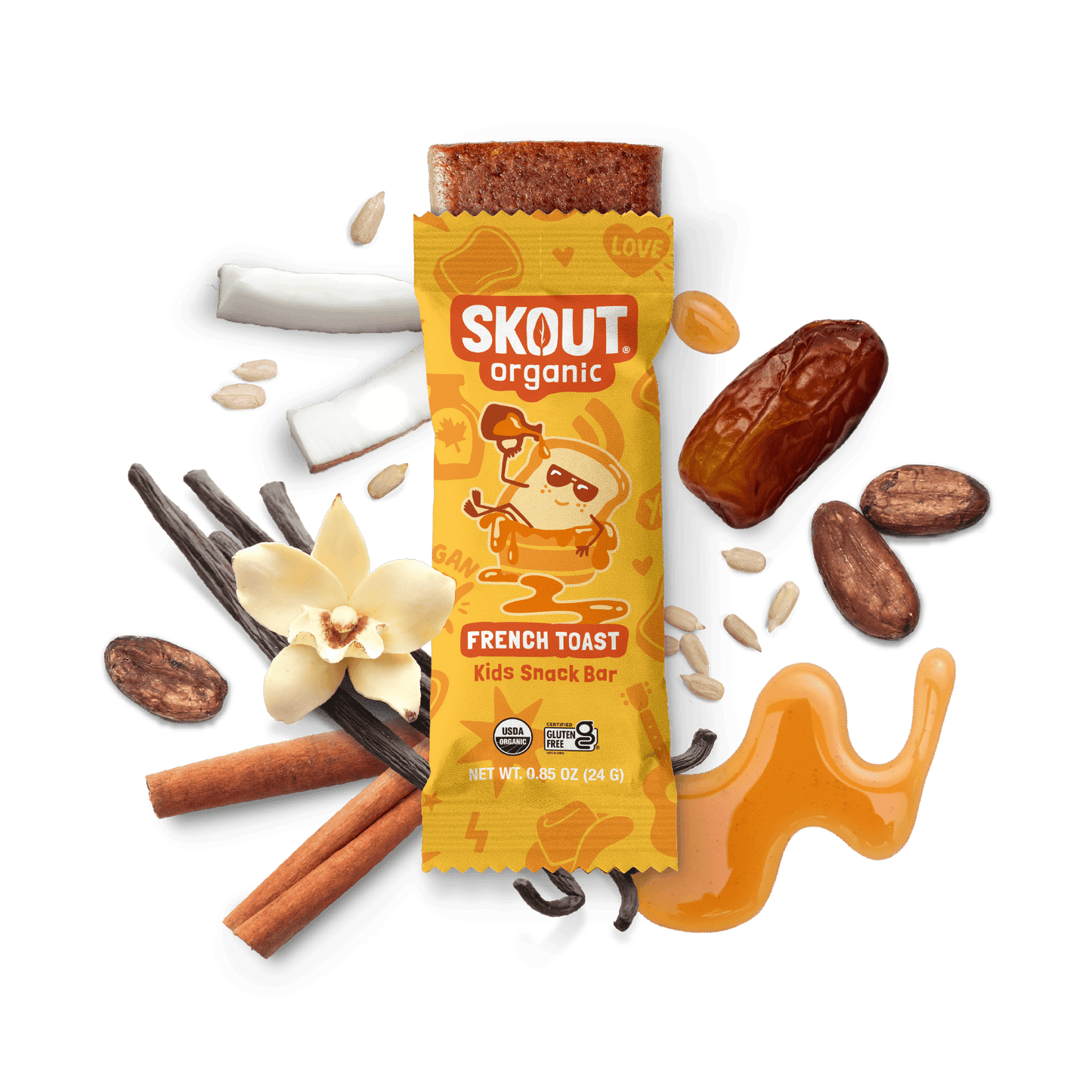 Skout Organic French Toast Kids Bar