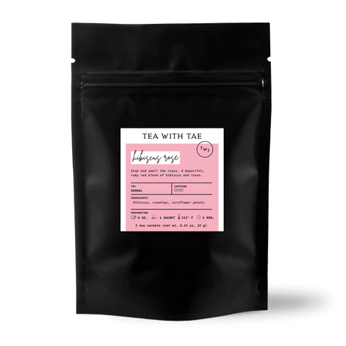 Hibiscus Rose 5ct. Pouch