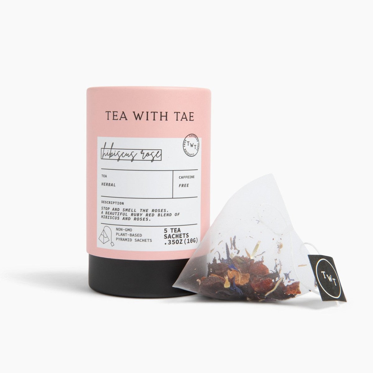Hibiscus Rose Mini Tea Tube (5 tea bags)